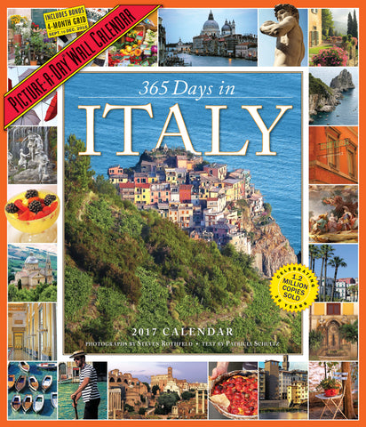 365 Days in Italy Picture-A-Day Wall Calendar 2017