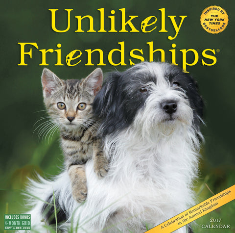 Unlikely Friendships Wall Calendar 2017