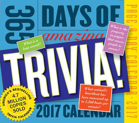 365 Days of Amazing Trivia! Page-A-Day Calendar 2017