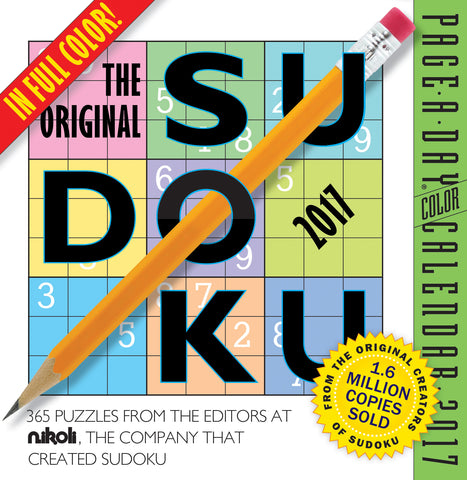 The Original Sudoku Page-A-Day Calendar 2017
