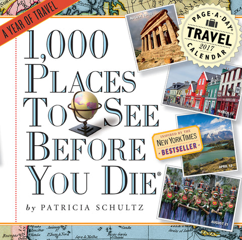 1,000 Places to See Before You Die Page-A-Day Calendar 2017