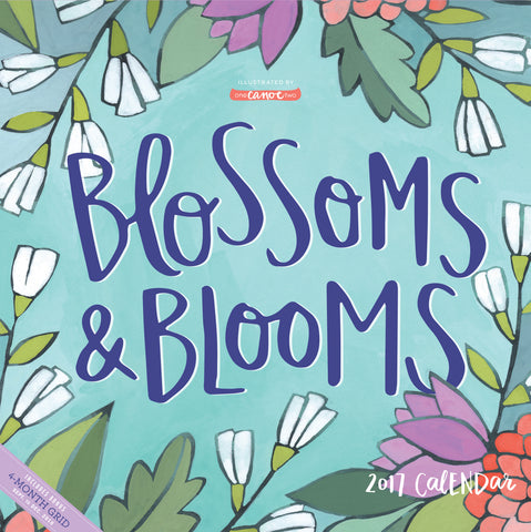 Blossoms & Blooms Wall Calendar 2017