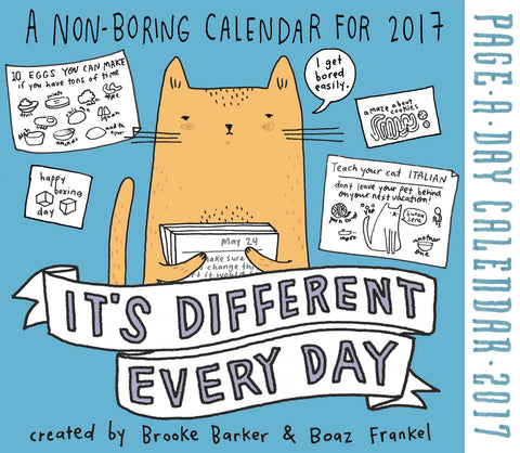 It's Different Every Day Page-A-Day Calendar 2017