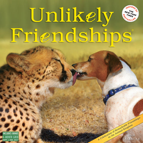 Unlikely Friendships Wall Calendar 2018
