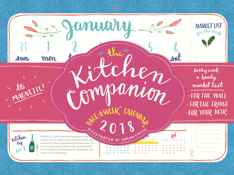 The Kitchen Companion Page-A-Week Calendar 2018