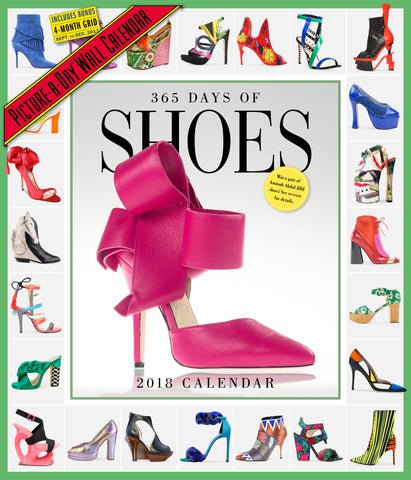 365 Days of Shoes Picture-A-Day Wall Calendar 2018