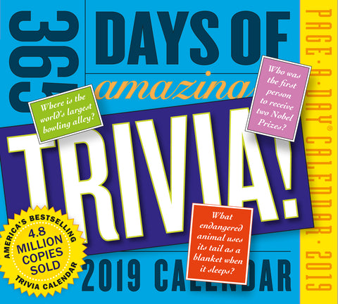 365 Days of Amazing Trivia! Page-A-Day Calendar 2019