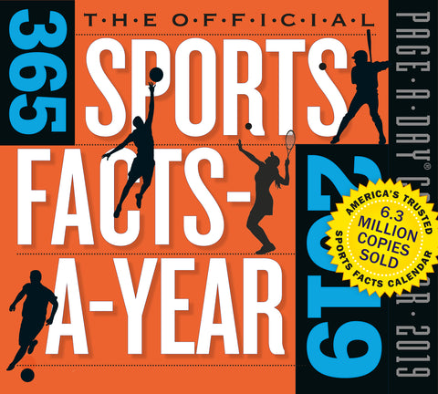 Official 365 Sports Facts-A-Year Page-A-Day Calendar 2019