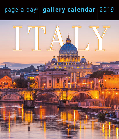 Italy Page-A-Day Gallery Calendar 2019