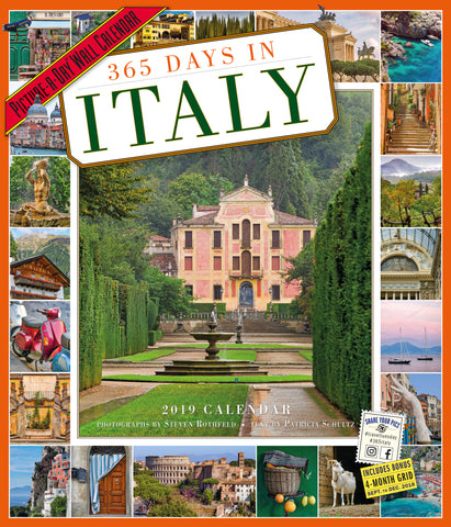 365 Days in Italy Picture-A-Day Wall Calendar 2019