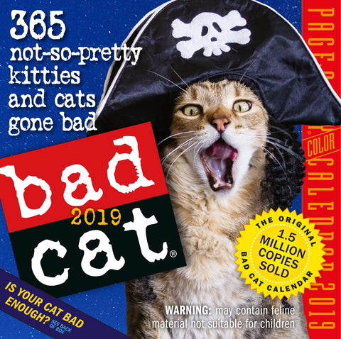 Bad Cat Page-A-Day Calendar 2019