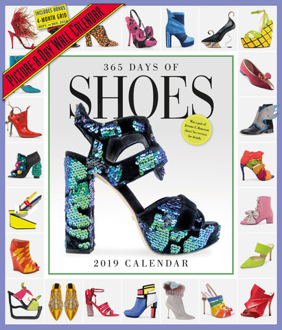 365 Days of Shoes Picture-A-Day Wall Calendar 2019