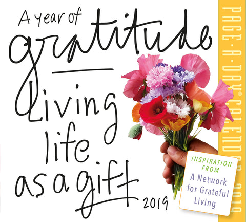 A Year of Gratitude Page-A-Day Calendar 2019