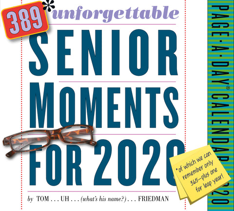 389* Unforgettable Senior Moments Page-A-Day Calendar 2020