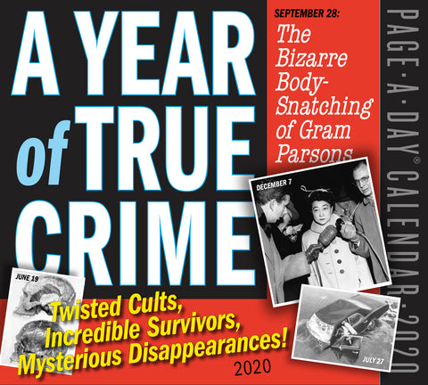 A Year of True Crime Page-A-Day Calendar 2020