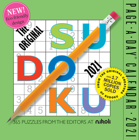 Original Sudoku Page-A-Day Calendar 2021