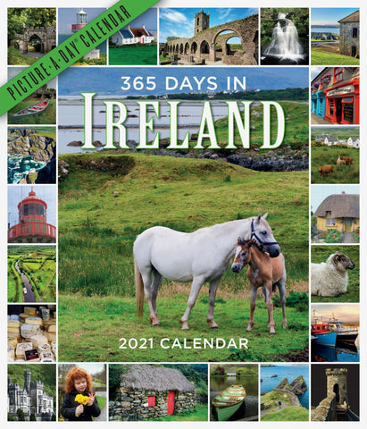 365 Days in Ireland Picture-A-Day Wall Calendar 2021