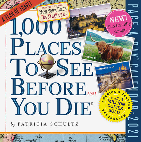 1,000 Places to See Before You Die Page-A-Day Calendar 2021