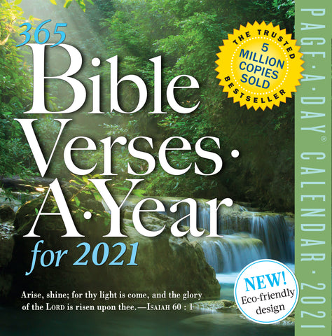 365 Bible Verses-A-Year Page-A-Day Calendar 2021