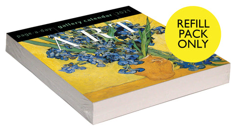 Art Page-A-Day Gallery Calendar 2021 Refill Pack