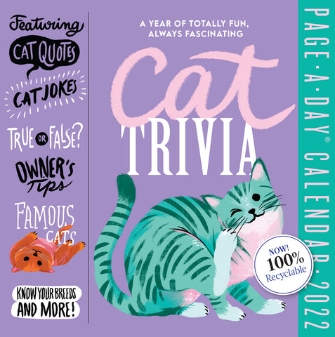 Cat Trivia Page-A-Day Calendar 2022