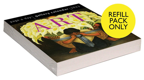 Art Page-A-Day® Gallery Calendar Refill Pack 2023