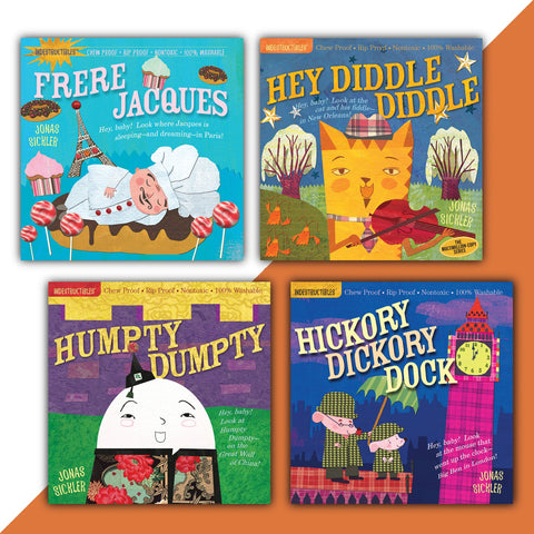 Indestructibles: Nursery Rhyme 4-book set